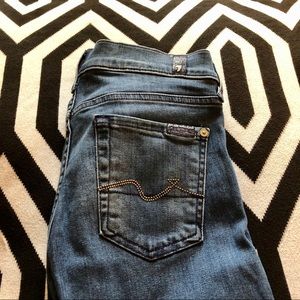 7 For All Mankind Roxanne Skinny Jeans size 26